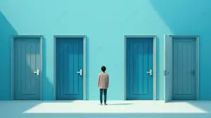 الابواب المغلقة في المنام