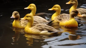 البط الاصفر في المنام