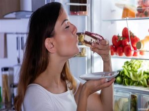 الاكل بنهم في المنام