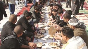 الاكل في العزاء في المنام