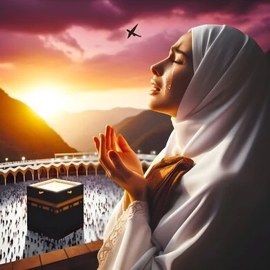البكاء عند الكعبة في المنام للعزباء