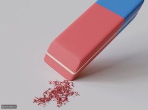 الاستيكة فى المنام